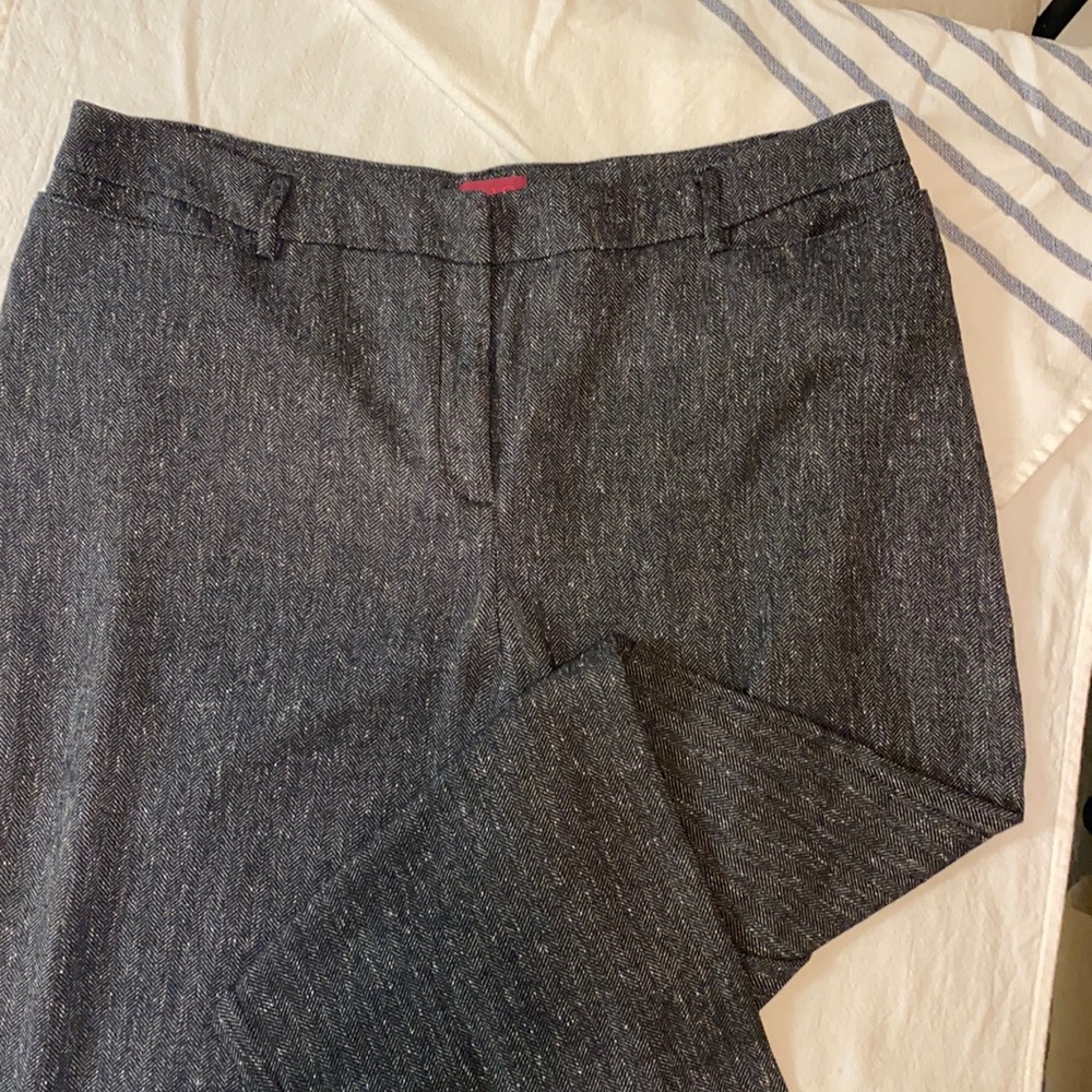 212 collection curvy fit tweed pants